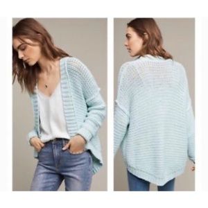 Anthropologie Light Blue Cardigan